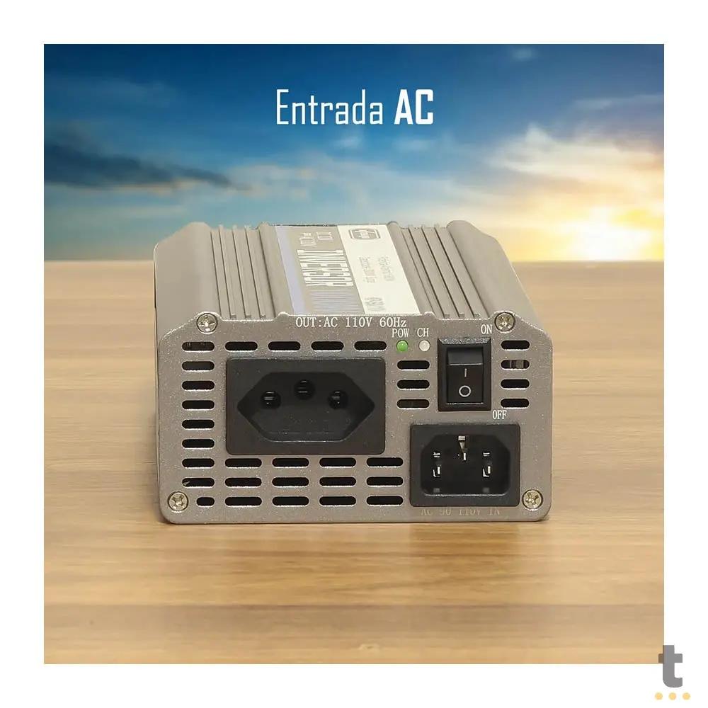 Conversor Inversor de Tensão Veicular 1000w 12v p/ 110v Knup - KP-590 Truedata