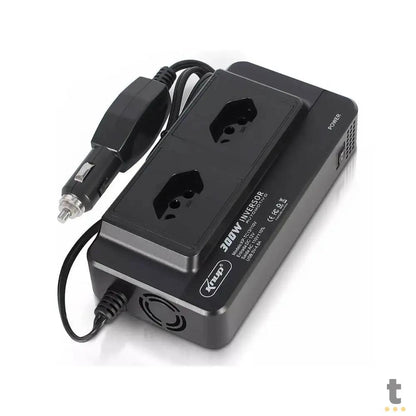 Conversor Inversor de Tensão Veicular 300w 12v/110V C/ 4 Portas Usb Knup - KP-TC13 Truedata