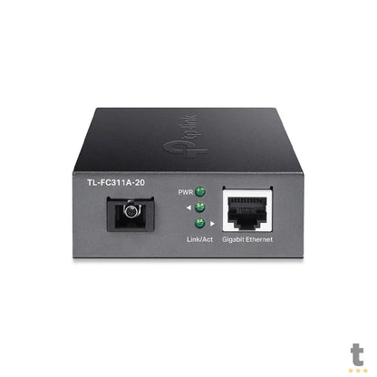 Conversor de Midia WDM Tp-Link Gigabit Monomodo - TL-FC311A-20 Truedata