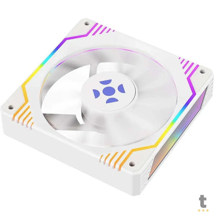 Cooler Fan Para Gabinete Fortrek Frosty Rainbow Branco 120mm - 83901 Truedata