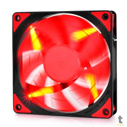 Cooler Fan para Gabinete Deepcool Led 120x25mm Red - TF120 Truedata