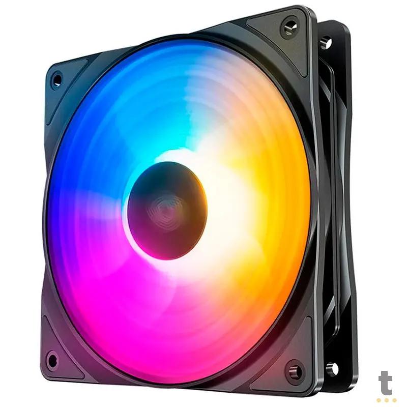 Cooler Fan para Gabinete Deepcool RF120 Fs Led 120mm - DP-FLED3-RF120-FS Truedata
