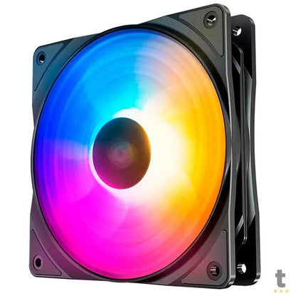 Cooler Fan para Gabinete Deepcool RF120 Fs Led 120mm - DP-FLED3-RF120-FS Truedata