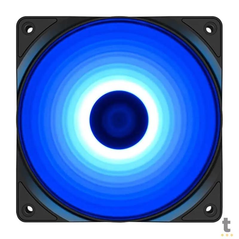 Cooler Fan para Gabinete Deepcool RF120B Led Azul 120mm - DP-FLED-RF120-BL Truedata