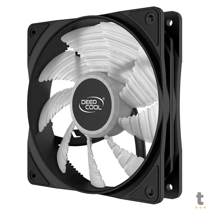 Cooler Fan para Gabinete Deepcool RF120B Led Azul 120mm - DP-FLED-RF120-BL Truedata