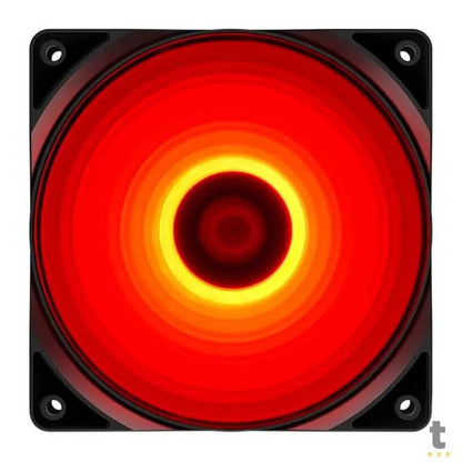 Cooler Fan para Gabinete Deepcool RF120R Led Vermelho 120mm - DP-FLED-RF120-RD Truedata