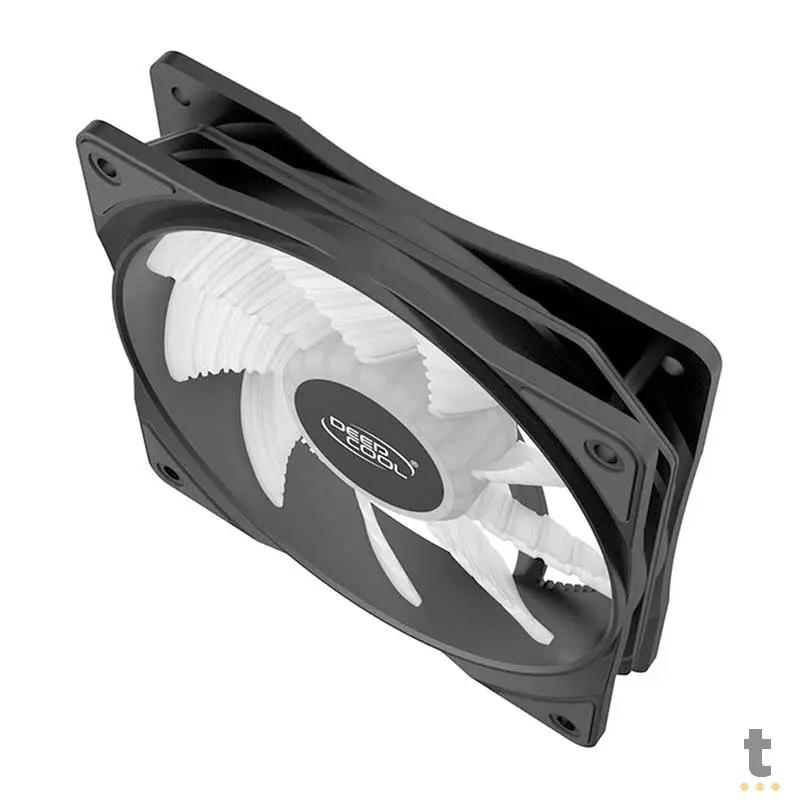 Cooler Fan para Gabinete Deepcool RF120R Led Vermelho 120mm - DP-FLED-RF120-RD Truedata