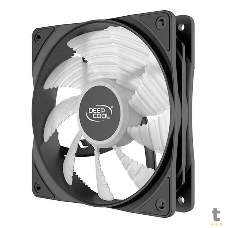 Cooler Fan para Gabinete Deepcool RF120R Led Vermelho 120mm - DP-FLED-RF120-RD Truedata