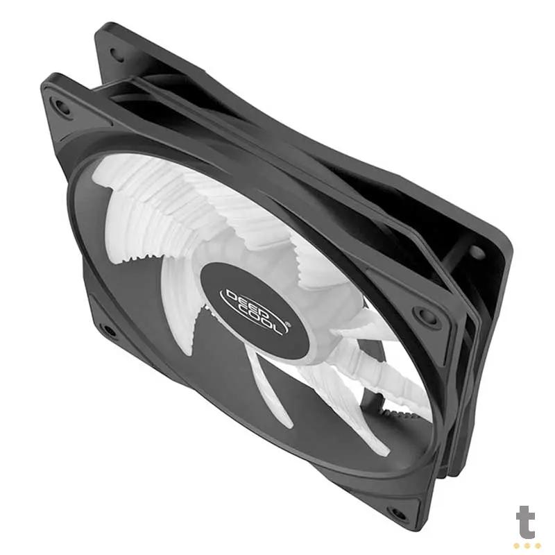 Cooler Fan para Gabinete Deepcool RF120R Led Vermelho 120mm - DP-FLED-RF120-RD Truedata