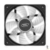 Cooler Fan para Gabinete Deepcool RF120W Led Branco 120mm - DP-FLED-RF120-WH Truedata