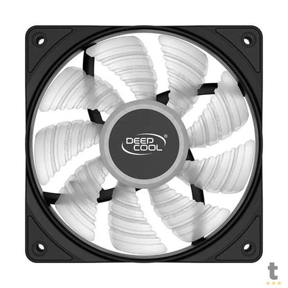 Cooler Fan para Gabinete Deepcool RF120W Led Branco 120mm - DP-FLED-RF120-WH Truedata