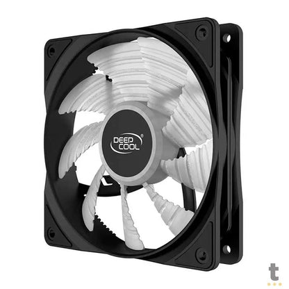Cooler Fan para Gabinete Deepcool RF120W Led Branco 120mm - DP-FLED-RF120-WH Truedata