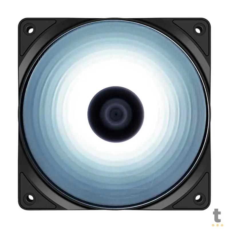 Cooler Fan para Gabinete Deepcool RF120W Led Branco 120mm - DP-FLED-RF120-WH Truedata
