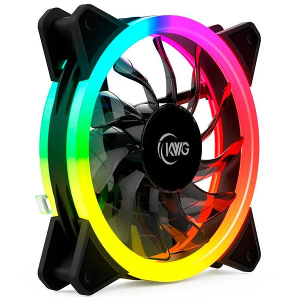 Cooler Fan para Gabinete KWG Gemini RGB 120mm- E1-1201