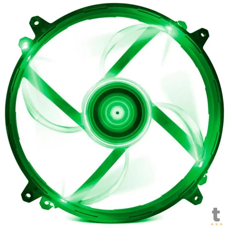 Cooler Fan para Gabinete NZXT Fz-200 Led Green 200mm - RF-FZ20S-G1 Truedata