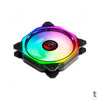 Cooler Fan para Gabinete PCYes Huracan H3 Led RGB 120mm 06 Pinos - PH3RGB120 Truedata