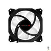Cooler Fan para Gabinete PCYes Huracan H3 Led RGB 120mm 06 Pinos - PH3RGB120 Truedata
