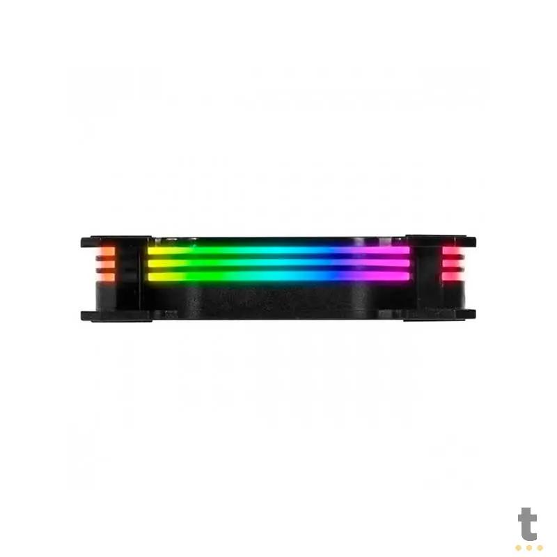 Cooler Fan para Gabinete PCYes Huracan H3 Led RGB 120mm 06 Pinos - PH3RGB120 Truedata