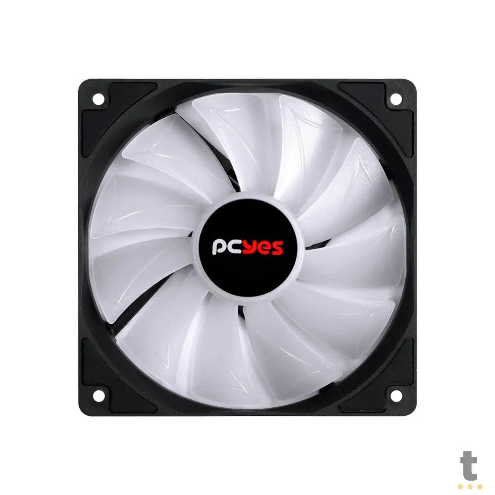 Cooler Fan para Gabinete PCYes Nix 2 ARGB 120mm 03 Pinos - FGNIX2 Truedata