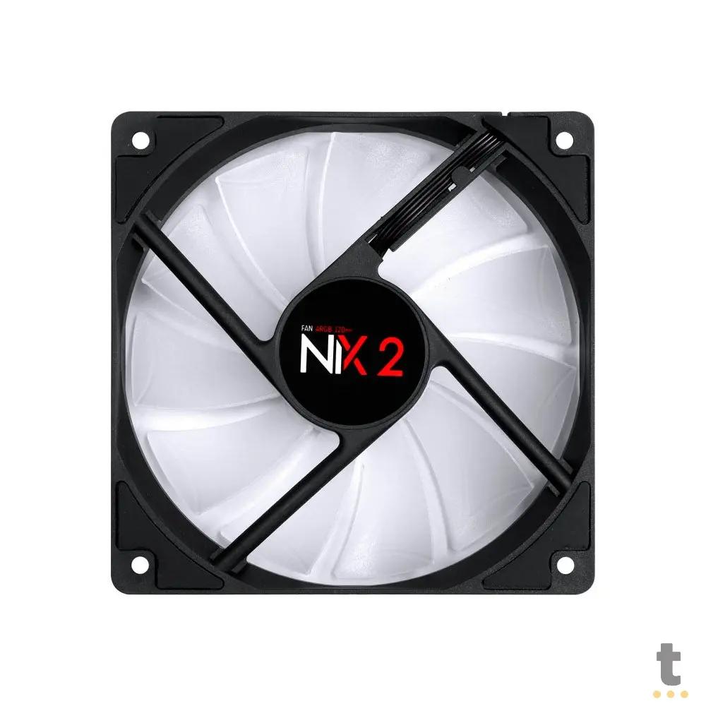 Cooler Fan para Gabinete PCYes Nix 2 ARGB 120mm 03 Pinos - FGNIX2 Truedata