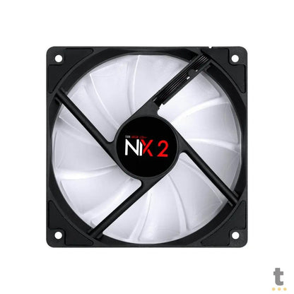 Cooler Fan para Gabinete PCYes Nix 2 ARGB 120mm 03 Pinos - FGNIX2 Truedata
