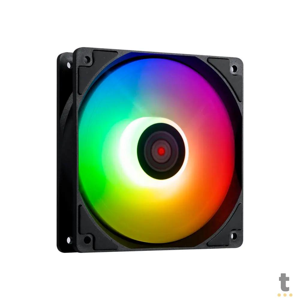 Cooler Fan para Gabinete PCYes Nix 2 ARGB 120mm 03 Pinos - FGNIX2 Truedata