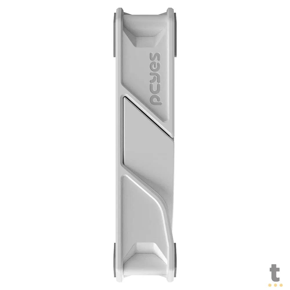 Cooler Fan para Gabinete PCYes Sangue Frio 3 Led ARGB 120mm 03 Pinos Branco - ARGBSF3WGBR Truedata