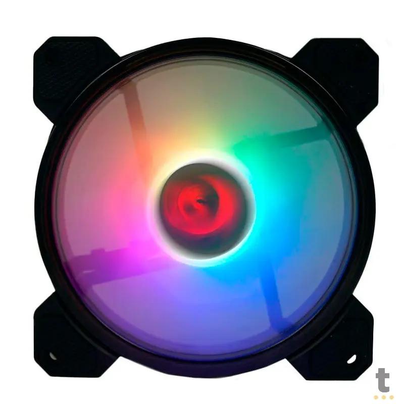 Cooler Fan para Gabinete Redragon RGB 120mm - GC-F010 Truedata