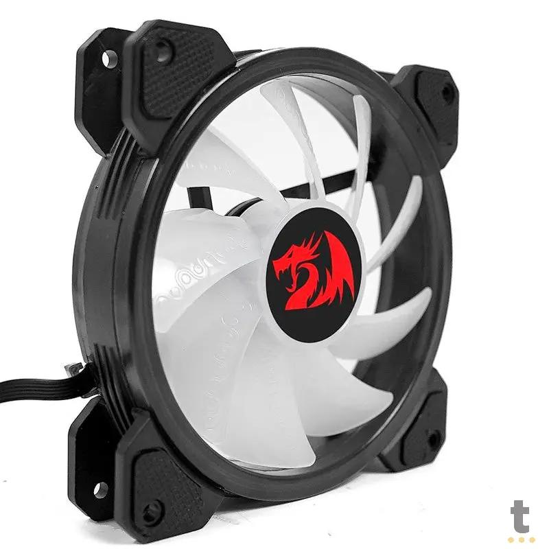 Cooler Fan para Gabinete Redragon RGB 120mm - GC-F010 Truedata