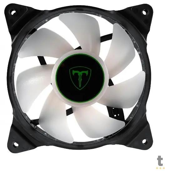 Cooler Fan para Gabinete T-Dagger Led Branco 120mm - T-TGF200-W Truedata