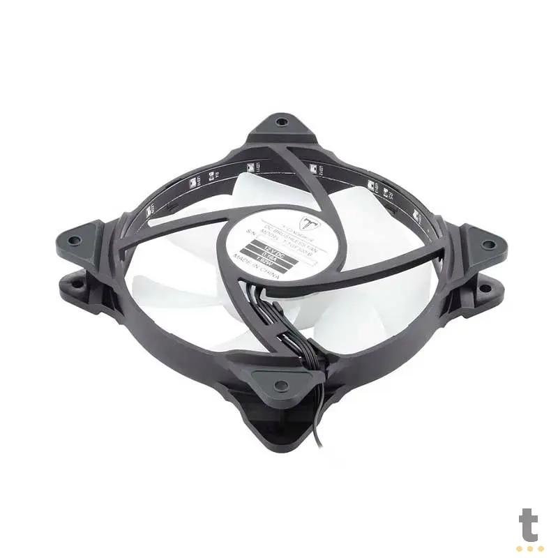 Cooler Fan para Gabinete T-Dagger Led Branco 120mm x 25mm  - T-TGF300-W Truedata