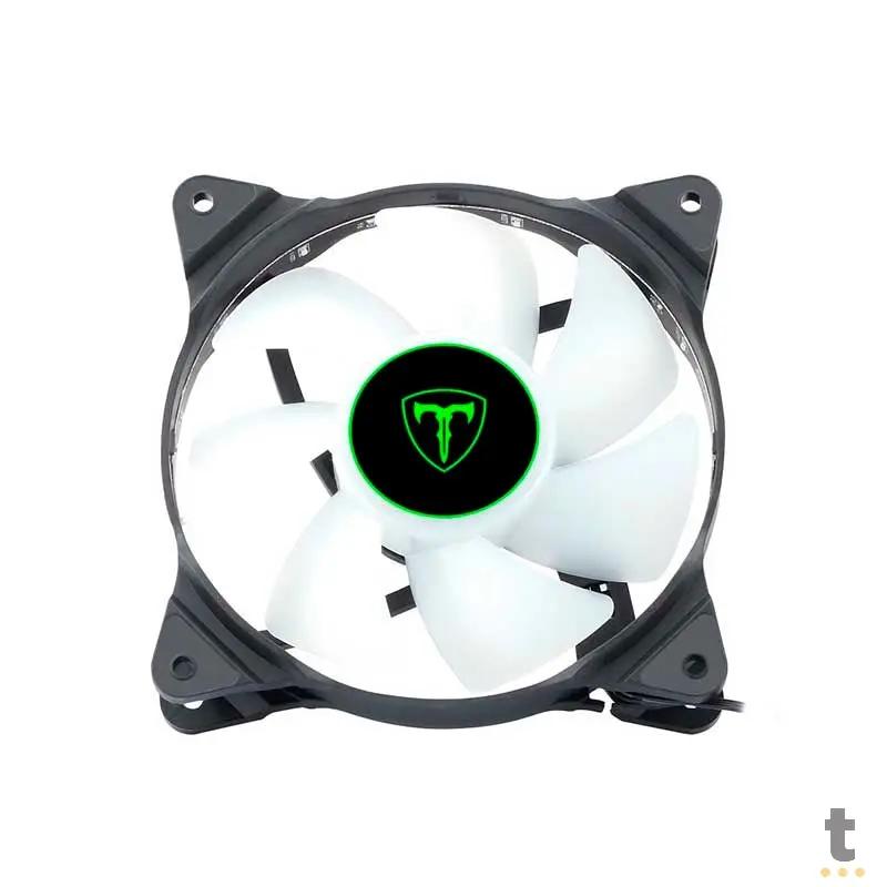 Cooler Fan para Gabinete T-Dagger Led Branco 120mm x 25mm  - T-TGF300-W Truedata
