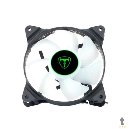 Cooler Fan para Gabinete T-Dagger Led Branco 120mm x 25mm  - T-TGF300-W Truedata