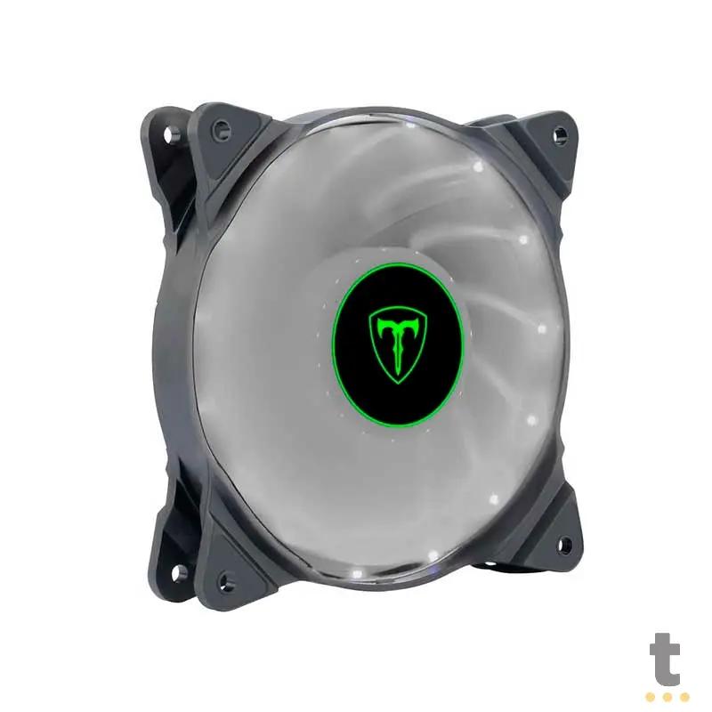 Cooler Fan para Gabinete T-Dagger Led Branco 120mm x 25mm  - T-TGF300-W Truedata