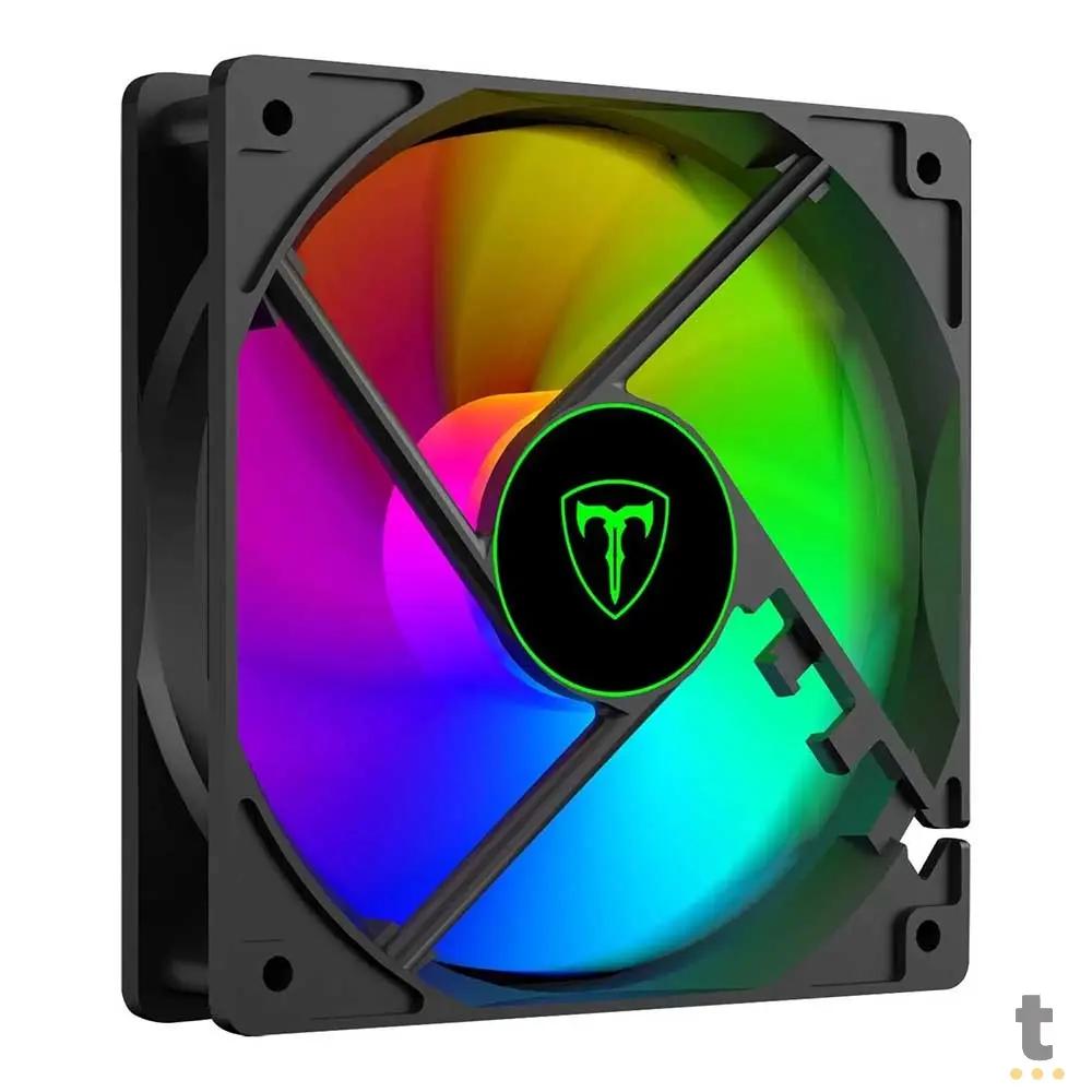 Cooler Fan para Gabinete T-Dagger Led Rainbown 120mm - T-TGF610 Truedata