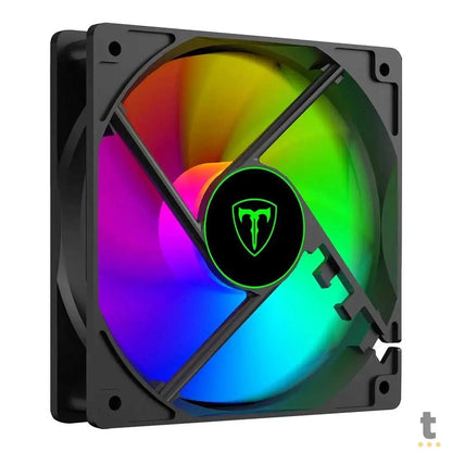 Cooler Fan para Gabinete T-Dagger Led Rainbown 120mm - T-TGF610 Truedata