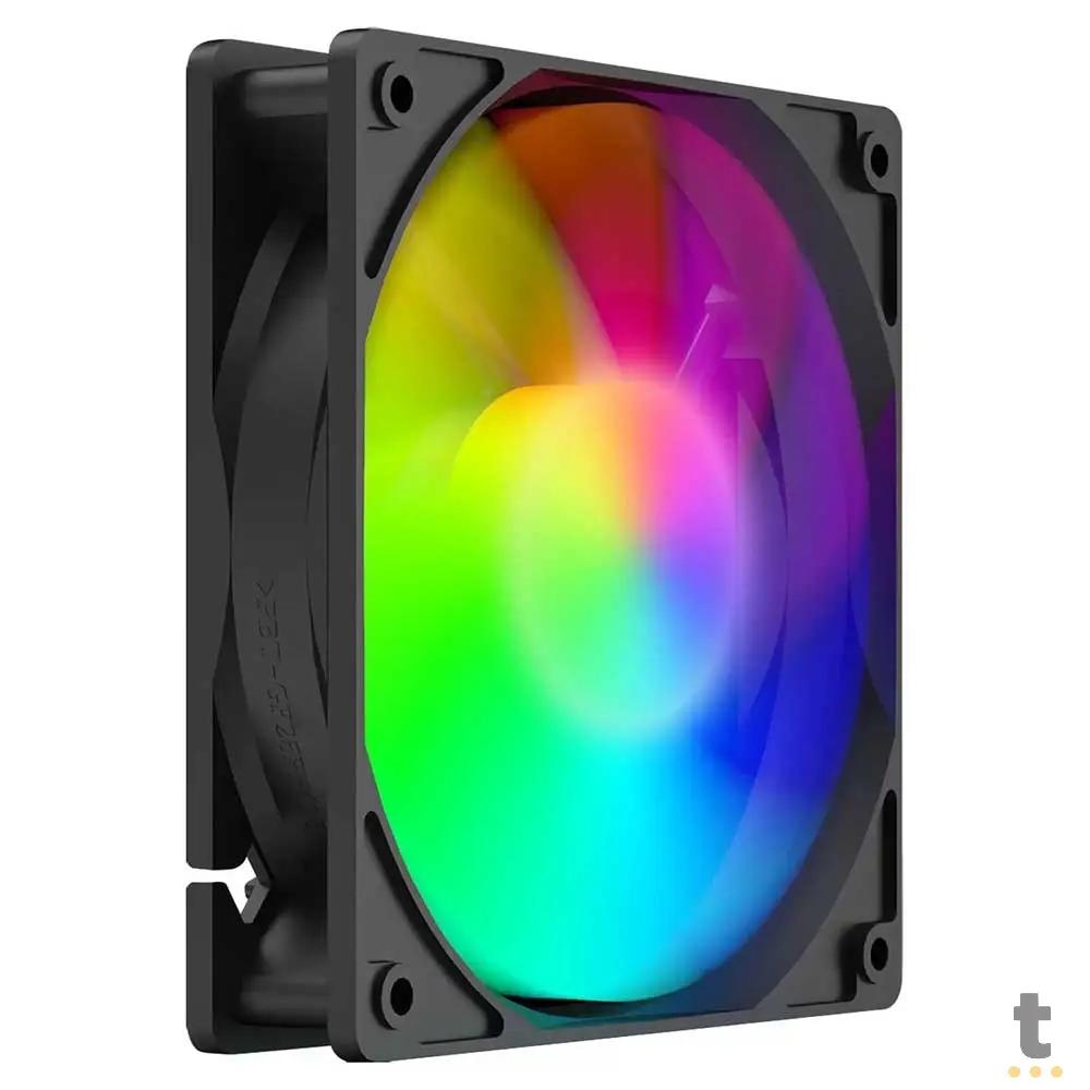 Cooler Fan para Gabinete T-Dagger Led Rainbown 120mm - T-TGF610 Truedata