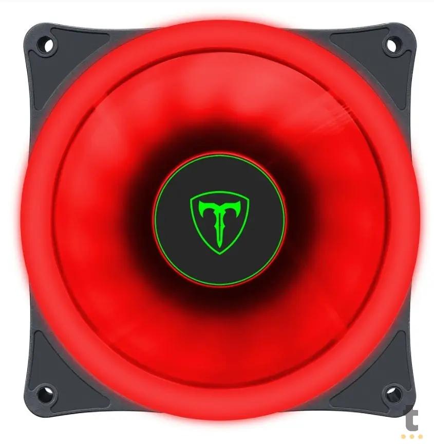 Cooler Fan para Gabinete T-Dagger Led Vermelho 120mm - T-TGF200-R Truedata