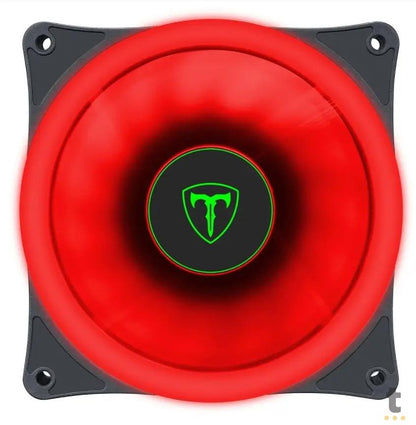 Cooler Fan para Gabinete T-Dagger Led Vermelho 120mm - T-TGF200-R Truedata