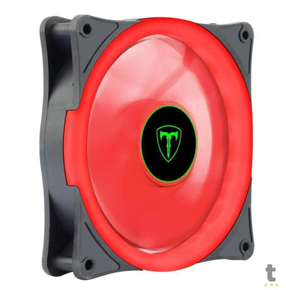 Cooler Fan para Gabinete T-Dagger Led Vermelho 120mm - T-TGF200-R Truedata