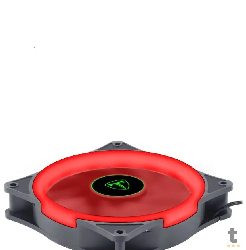Cooler Fan para Gabinete T-Dagger Led Vermelho 120mm - T-TGF200-R Truedata