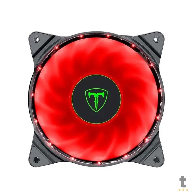 Cooler Fan para Gabinete T-Dagger Led Vermelho 120mm x 25mm - T-TGF300-R Truedata