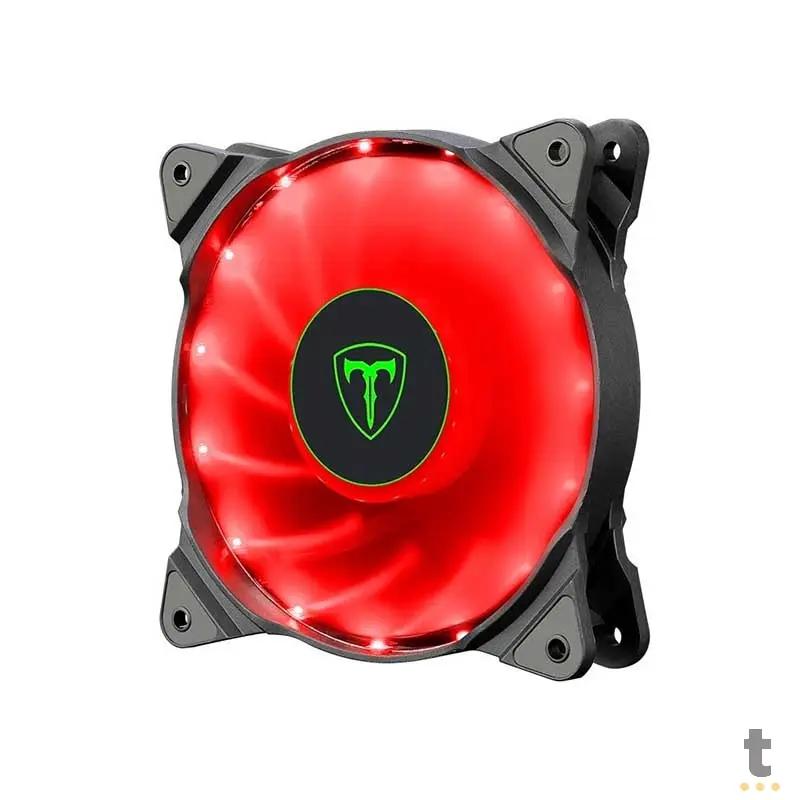 Cooler Fan para Gabinete T-Dagger Led Vermelho 120mm x 25mm - T-TGF300-R Truedata
