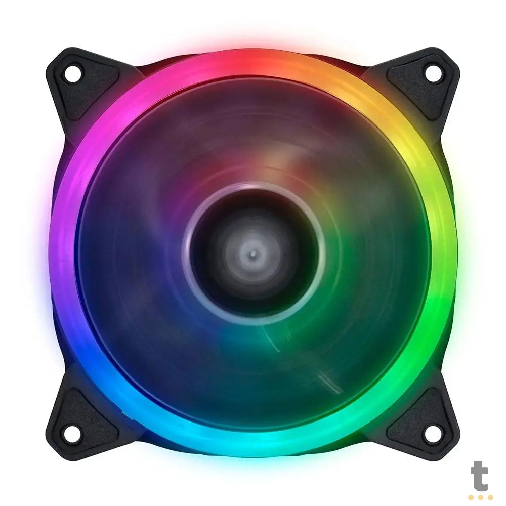 Cooler Fan para Gabinete Vinik Rainbow 120X120mm - VRINGRGB Truedata