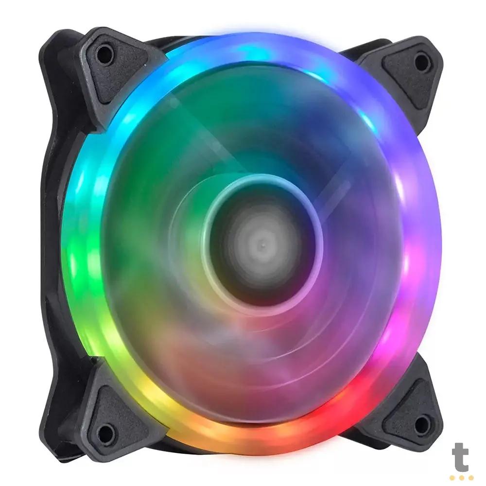 Cooler Fan para Gabinete Vinik Rainbow 120X120mm - VRINGRGB Truedata
