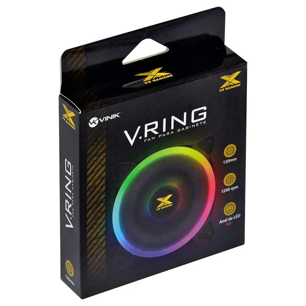 Cooler Fan para Gabinete Vinik Rainbow 120X120mm - VRINGRGB Truedata