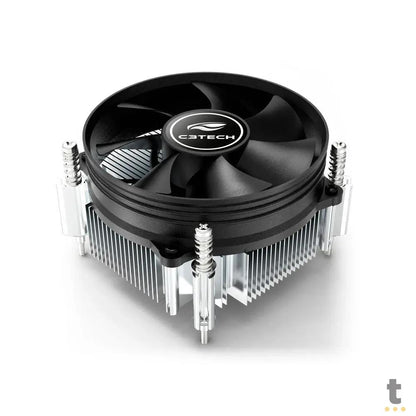 Cooler Para Processador Intel 1155, 1151, 1150, 1200 / 1700 C3Tech - FC-20BK Truedata