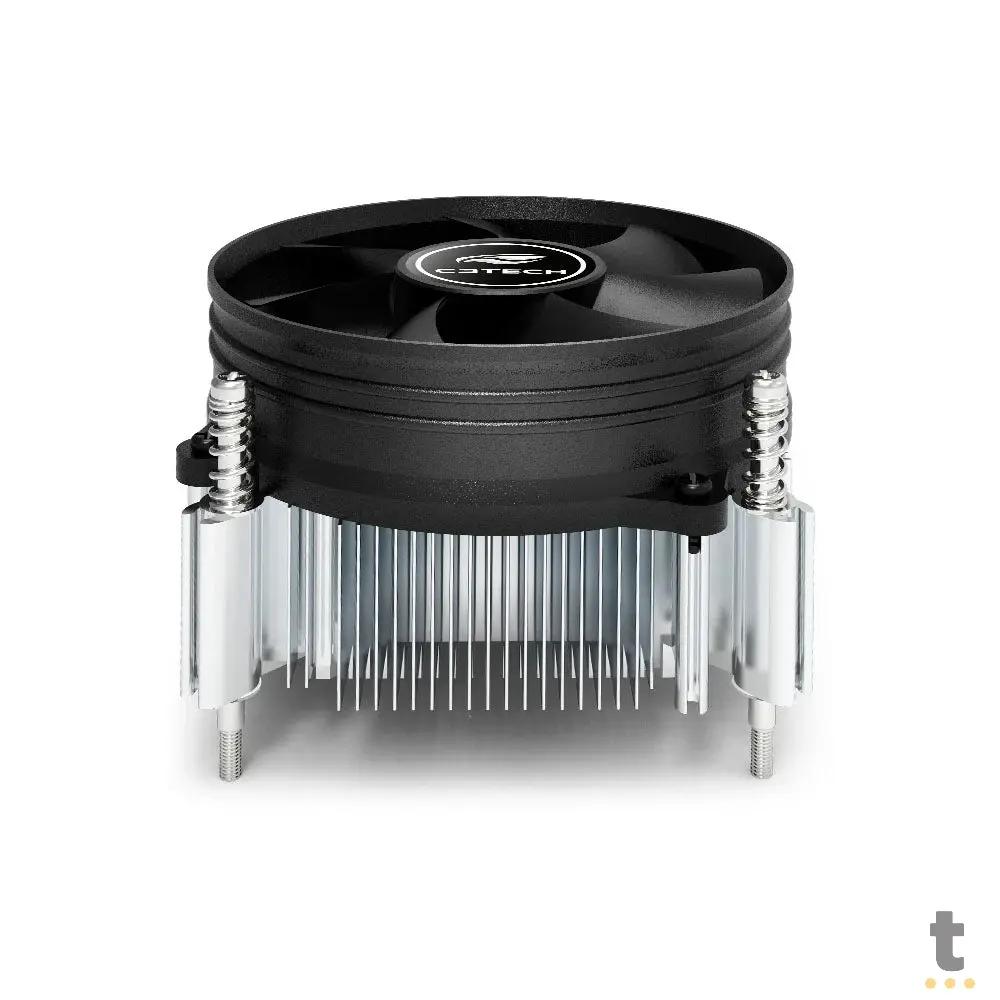 Cooler Para Processador Intel 1155, 1151, 1150, 1200 / 1700 C3Tech - FC-20BK Truedata