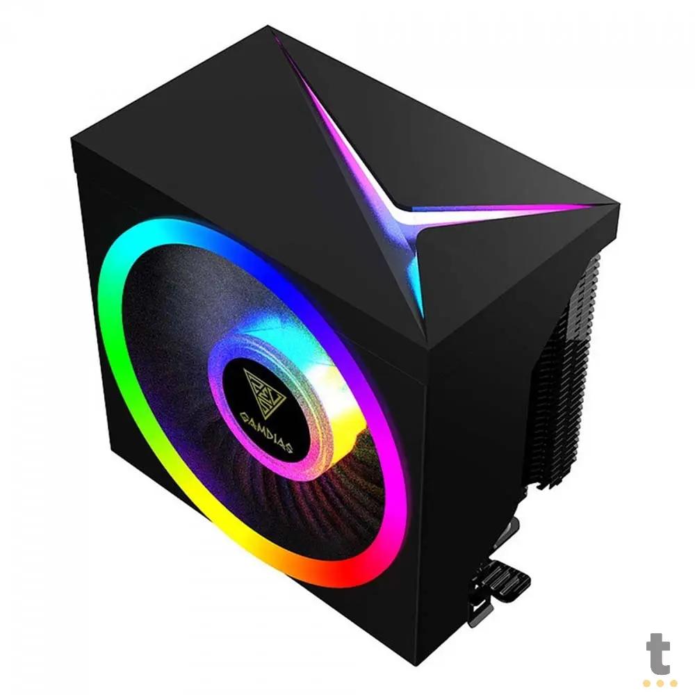 Cooler Para Processador Intel / AMD Gamdias Boreas M1-610 120mm Led RGB - BOREAS M1-610 Truedata