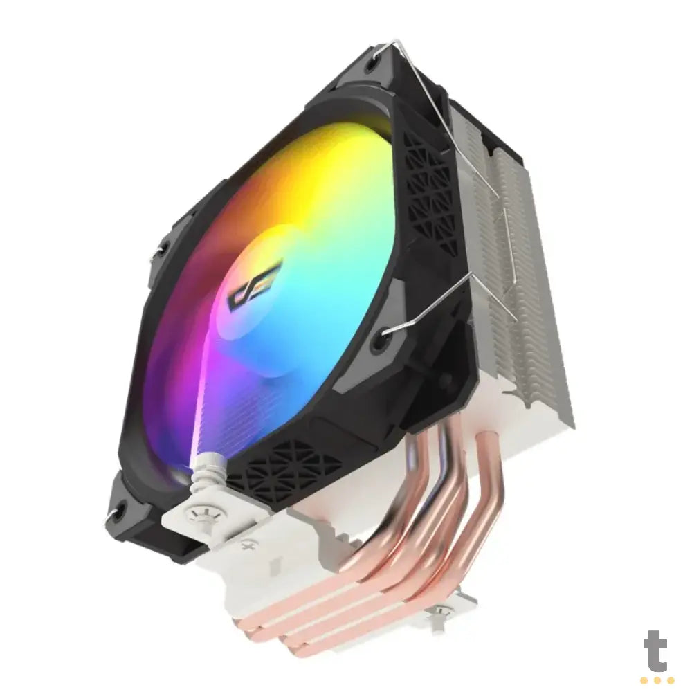 Cooler Para Processador Intel/AMD LGA 1700 / 1200 / 115X / AM4 / AM5 Darkflash U400 Gamer ARGB 120mm - U400 Preto Truedata